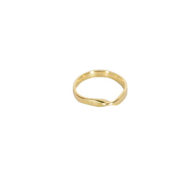Talia Round Ring with Twist: 8