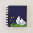 Small Notebook: Rabbit Dark Blue