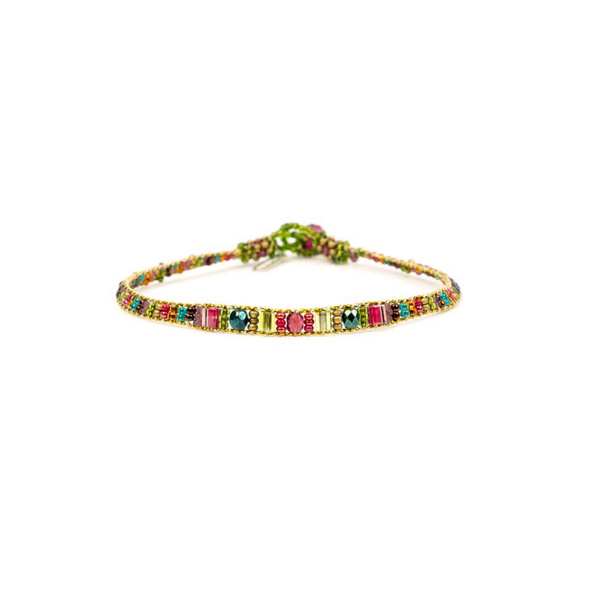 Beaded Anklet: Multi