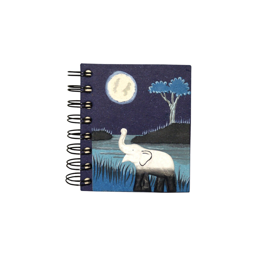 Small Notebook Elephant Midnight Blue: Default Title