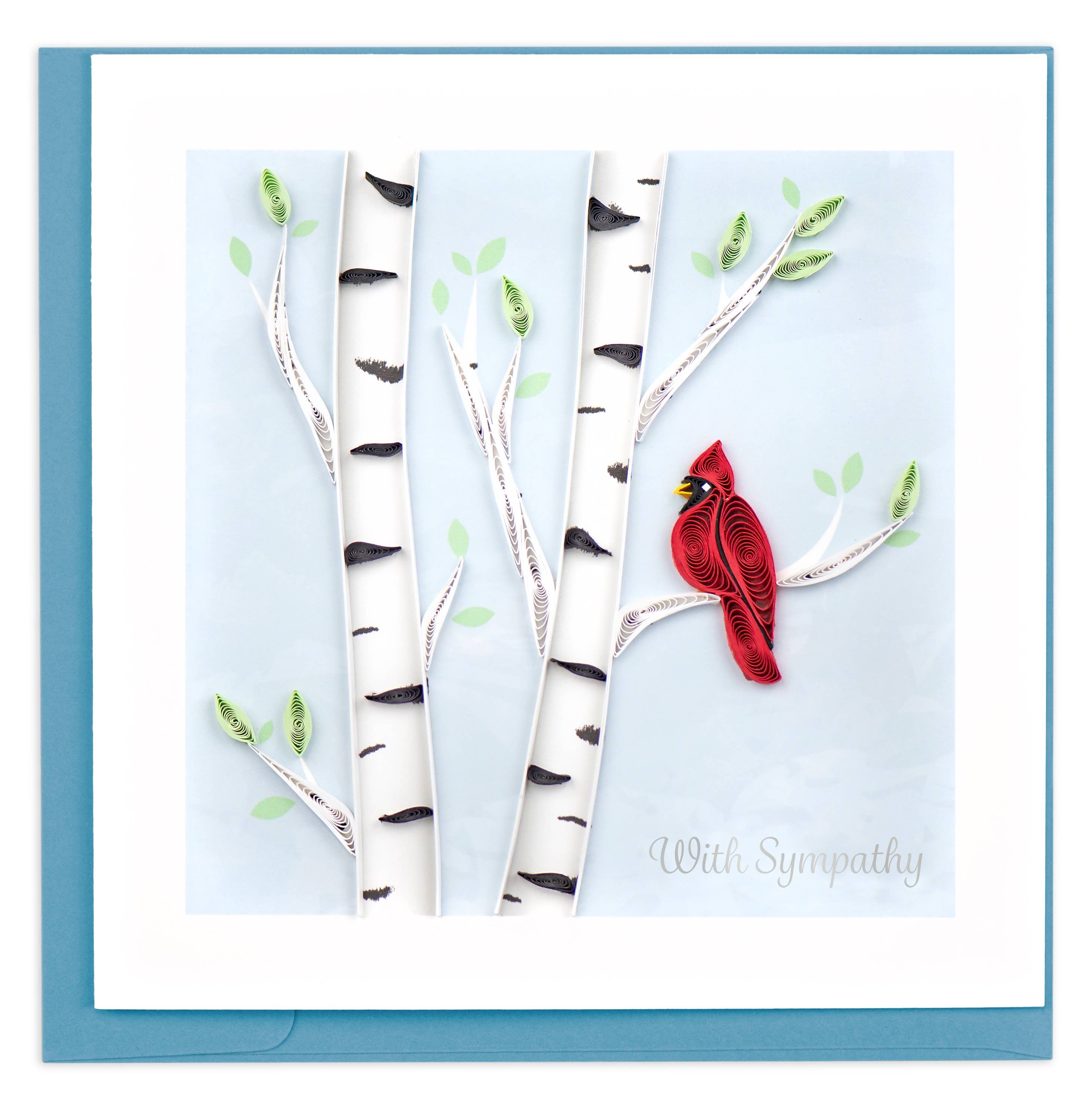 Cardinal Sympathy Greeting Card