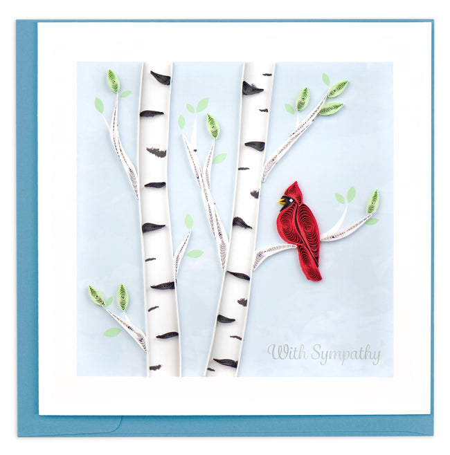 Cardinal Sympathy Greeting Card