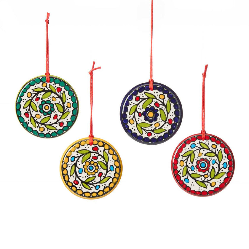 West Bank Floral Ornaments