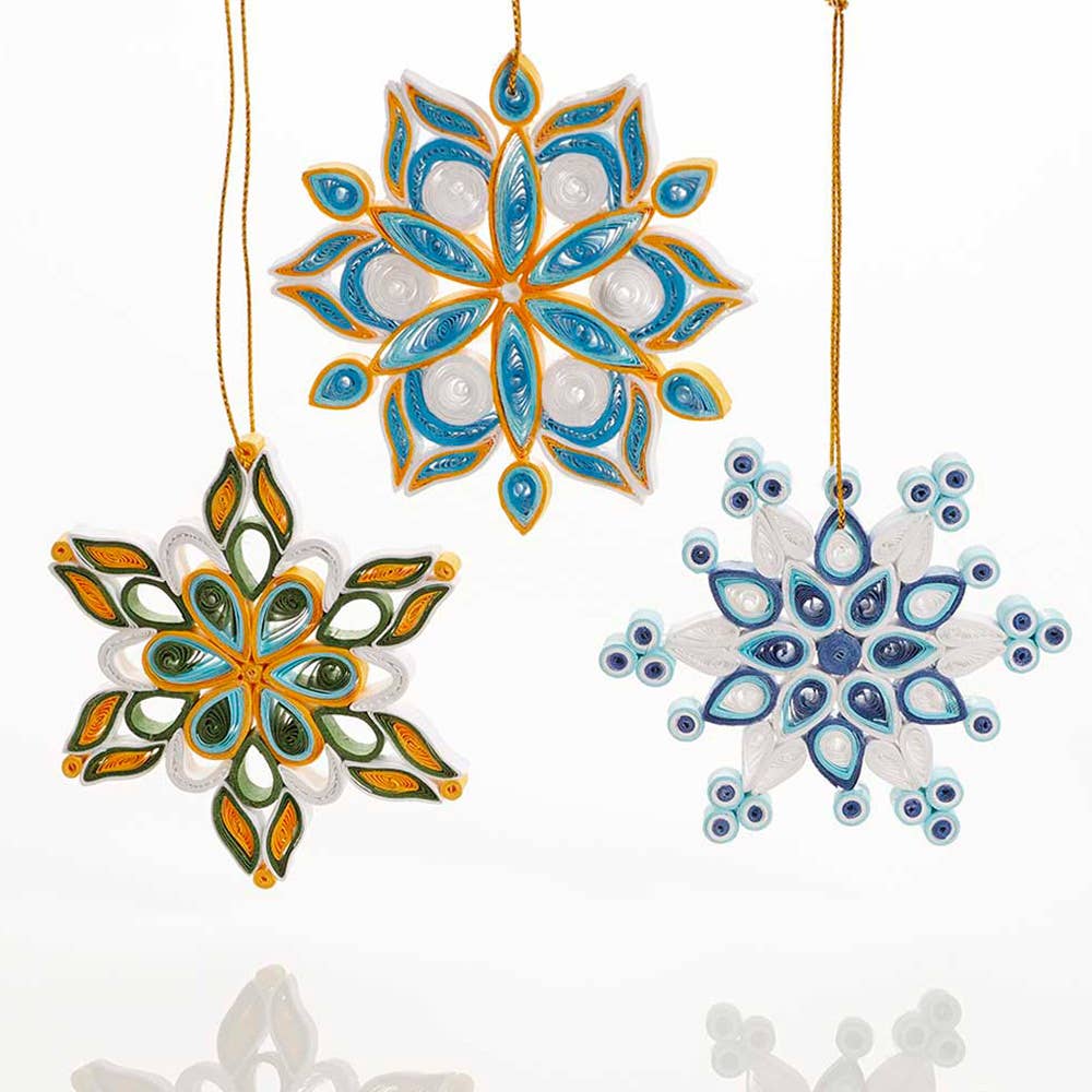 Quilled Snowflake Christmas Ornament