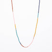 Beaded Stretch Necklace /Wrap Bracelet: Deep Pop