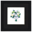 Quilled Hydrangea Wedding Bouquet Greeting Card