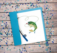Gone Fishing Greeting Card