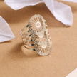 Roda Silver Cuff Ring