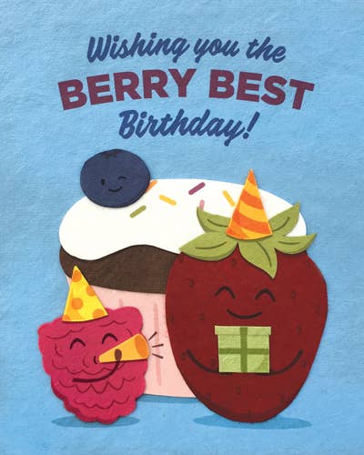 Berry Best Birthday Greeting Card