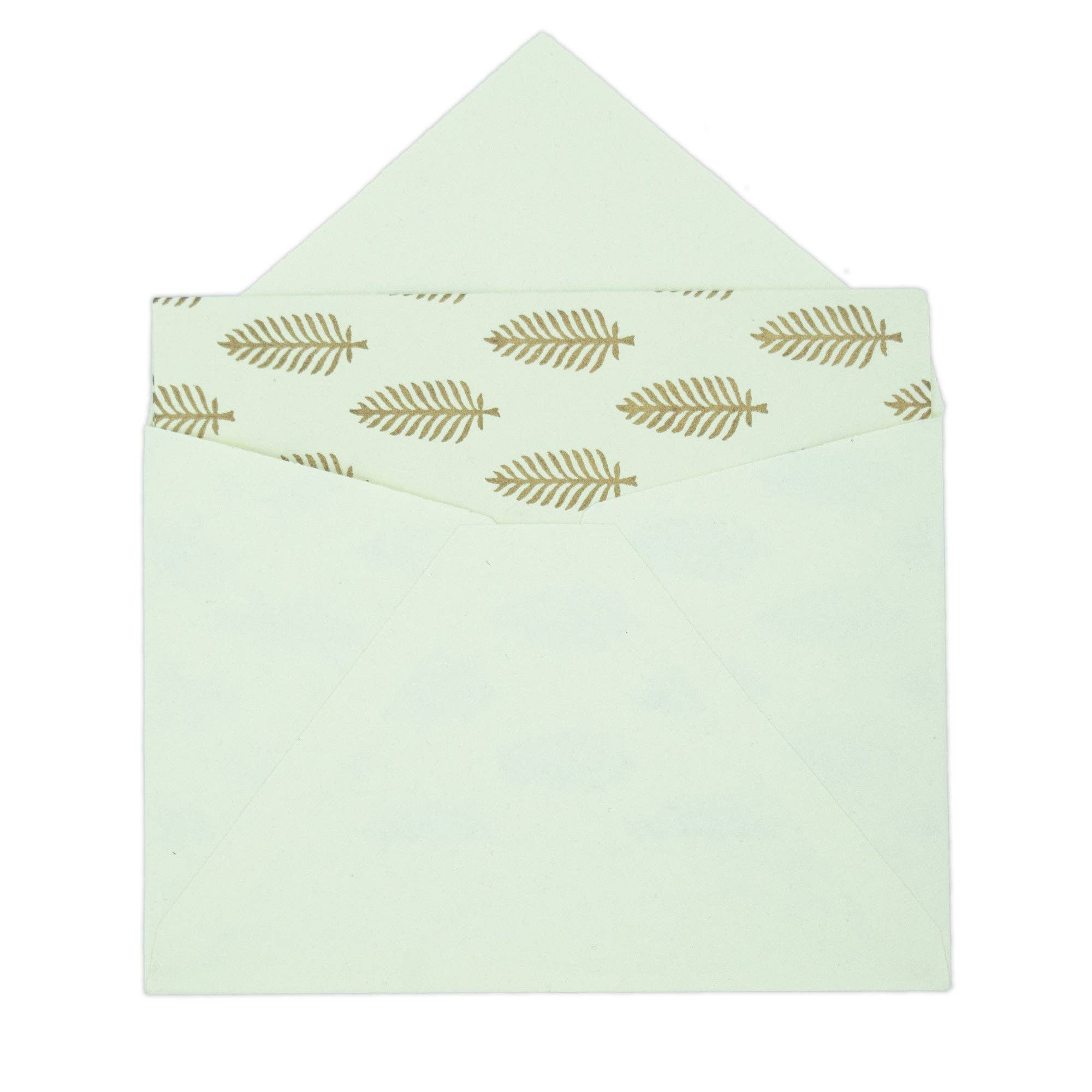 GOLDEN LEAF Photo Note Cards (Set of 6)