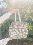 Hand Stamped Tote Bag
