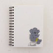 Large Notebook: Elephant on Toilet
