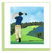Golfer Greeting Card