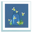 Fireflies Quilled Greeting Card