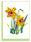 Daffodil Gift Enclosure Mini Card
