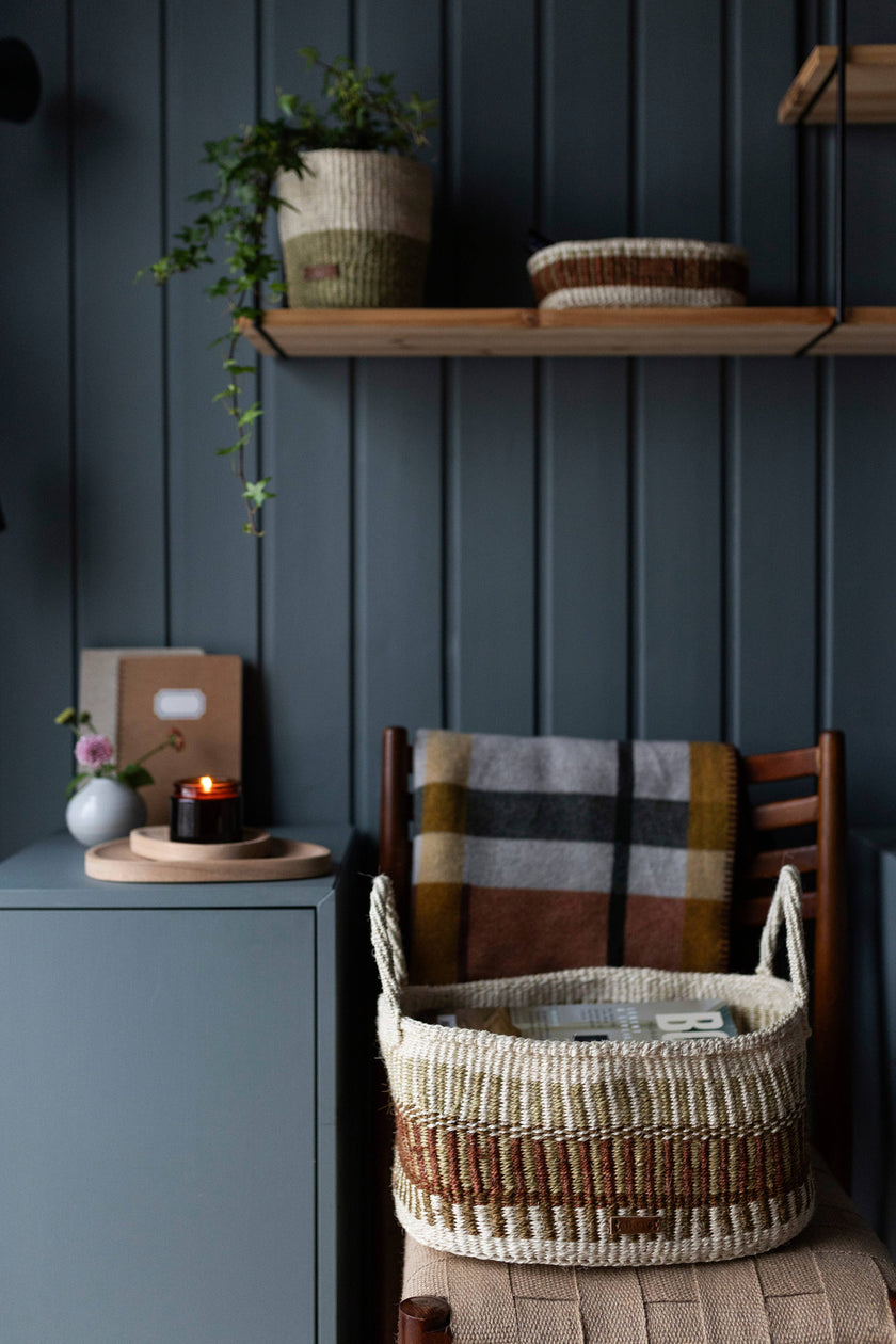 Large Oval Basket - Multi-color