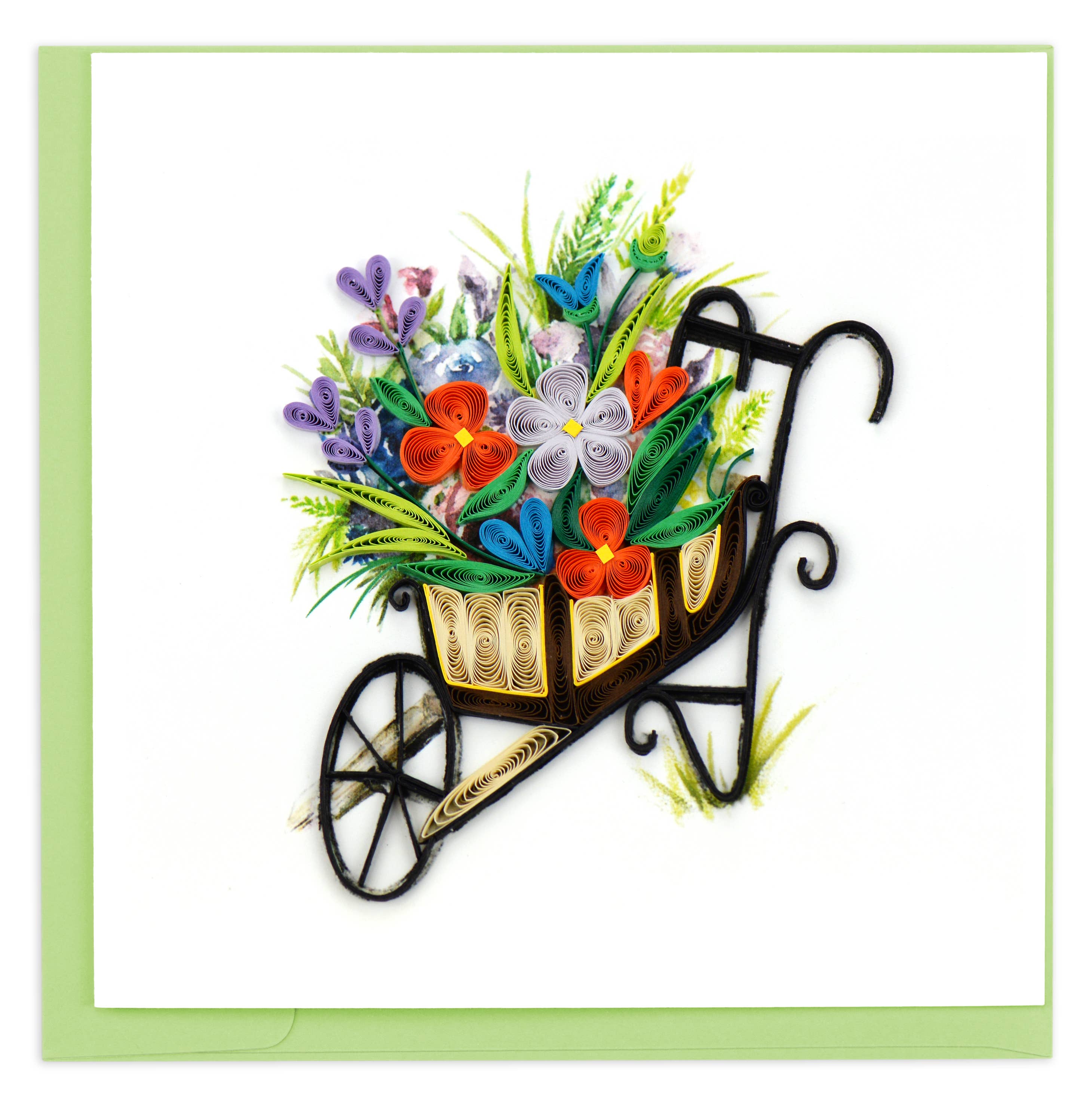 Wheelbarrow Garden Card