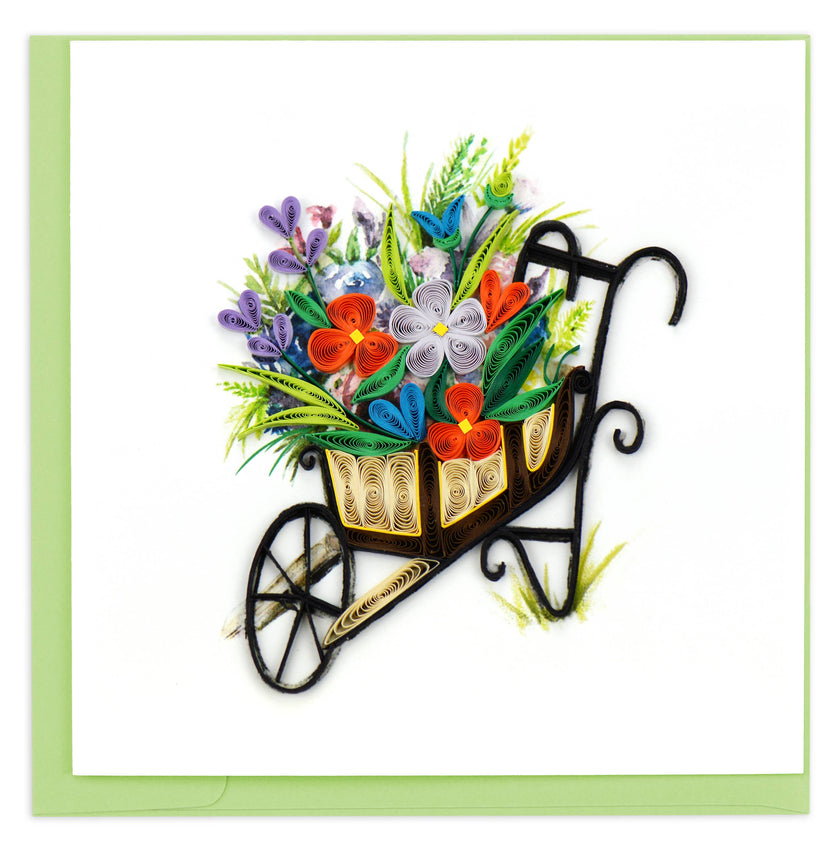 Wheelbarrow Garden Card