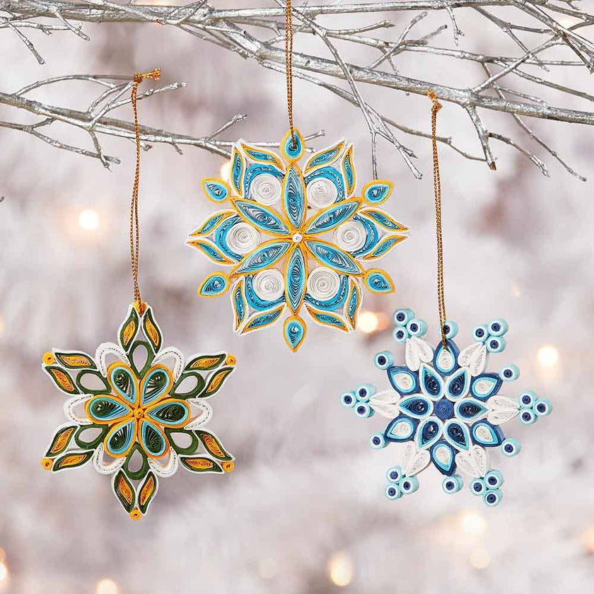 Quilled Snowflake Christmas Ornament