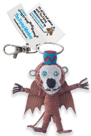 The Flying Monkey String Doll Keychain