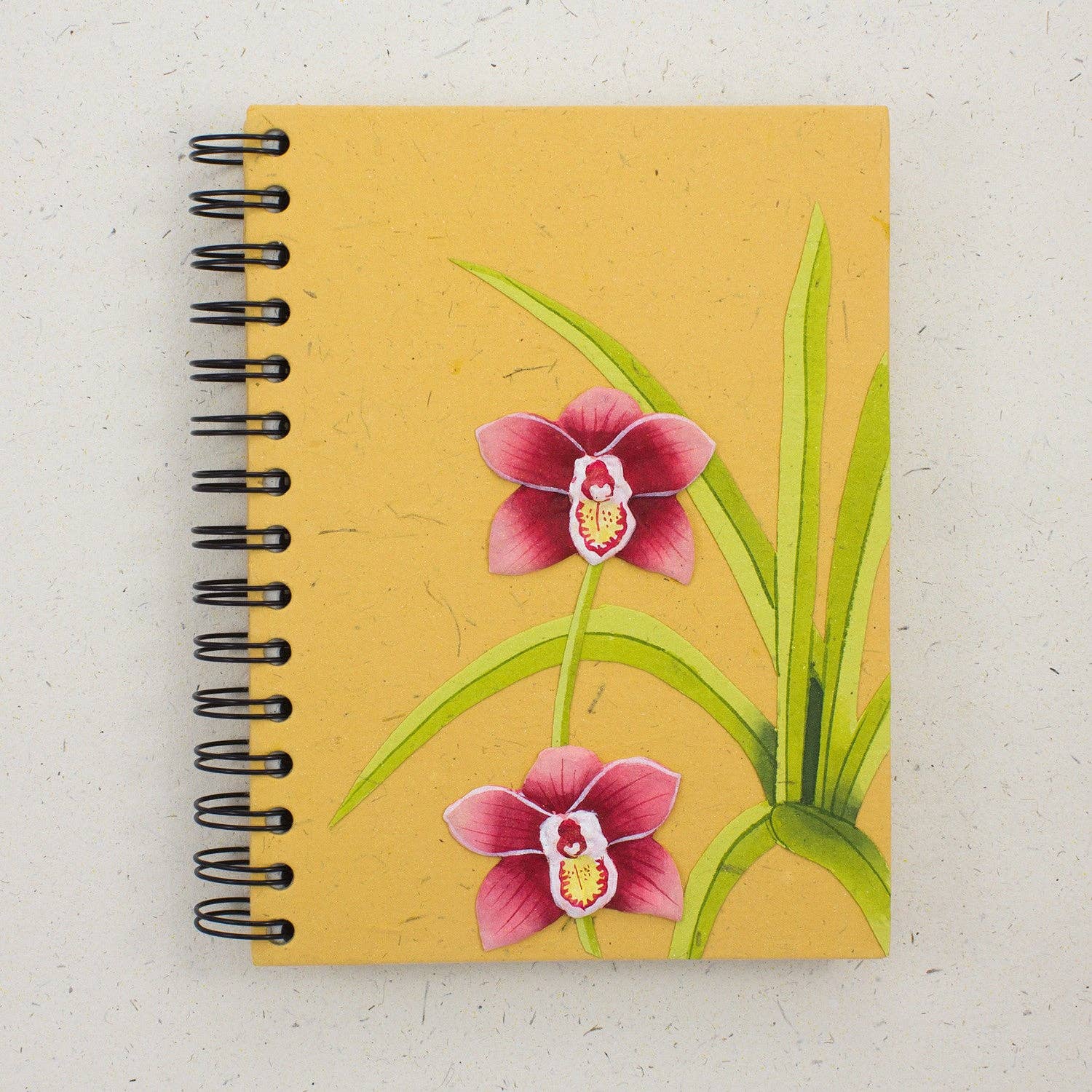 Large Notebook: Sweet Orchid Flower