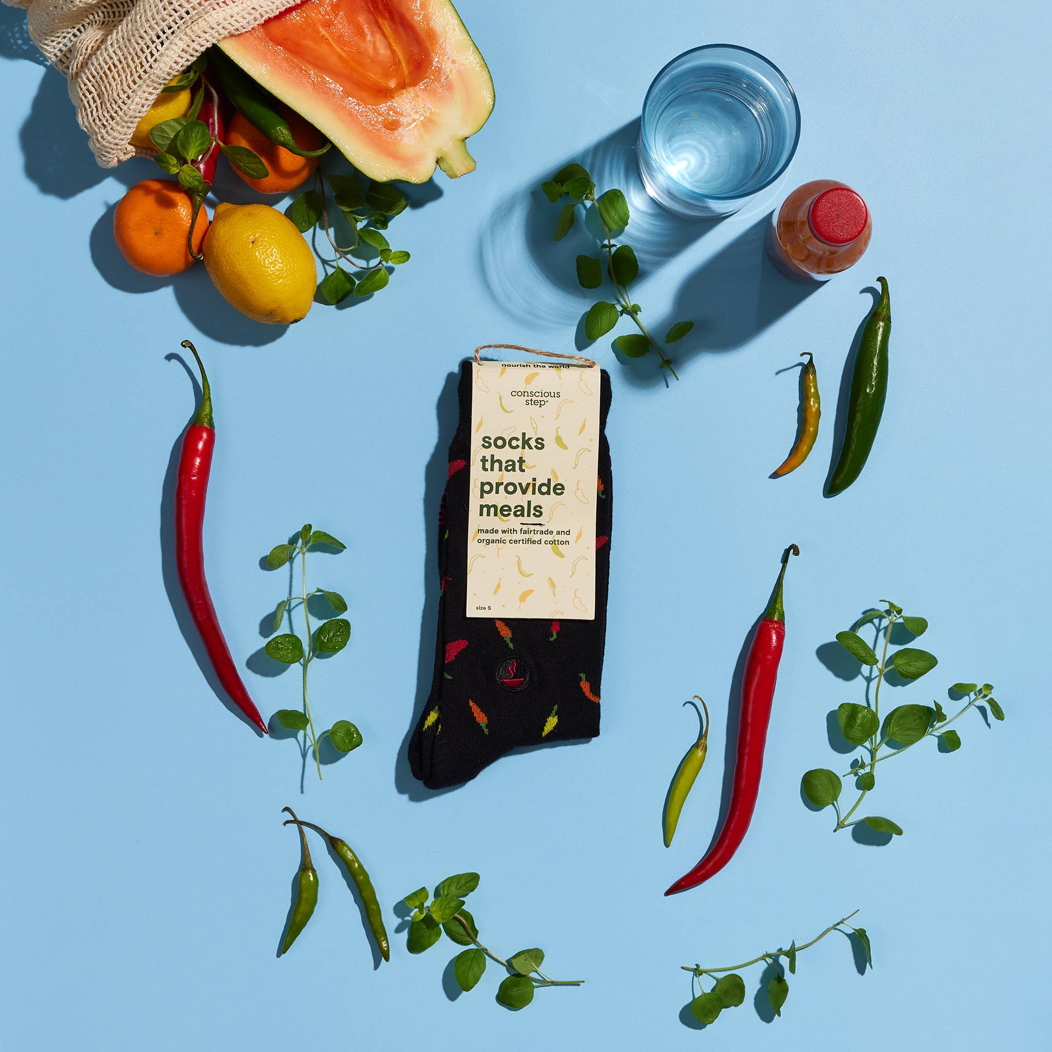 Socks that Provide Meals: Peppers