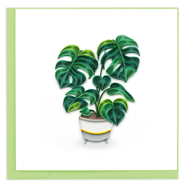 Quilled Monstera Everyday Greeting Card