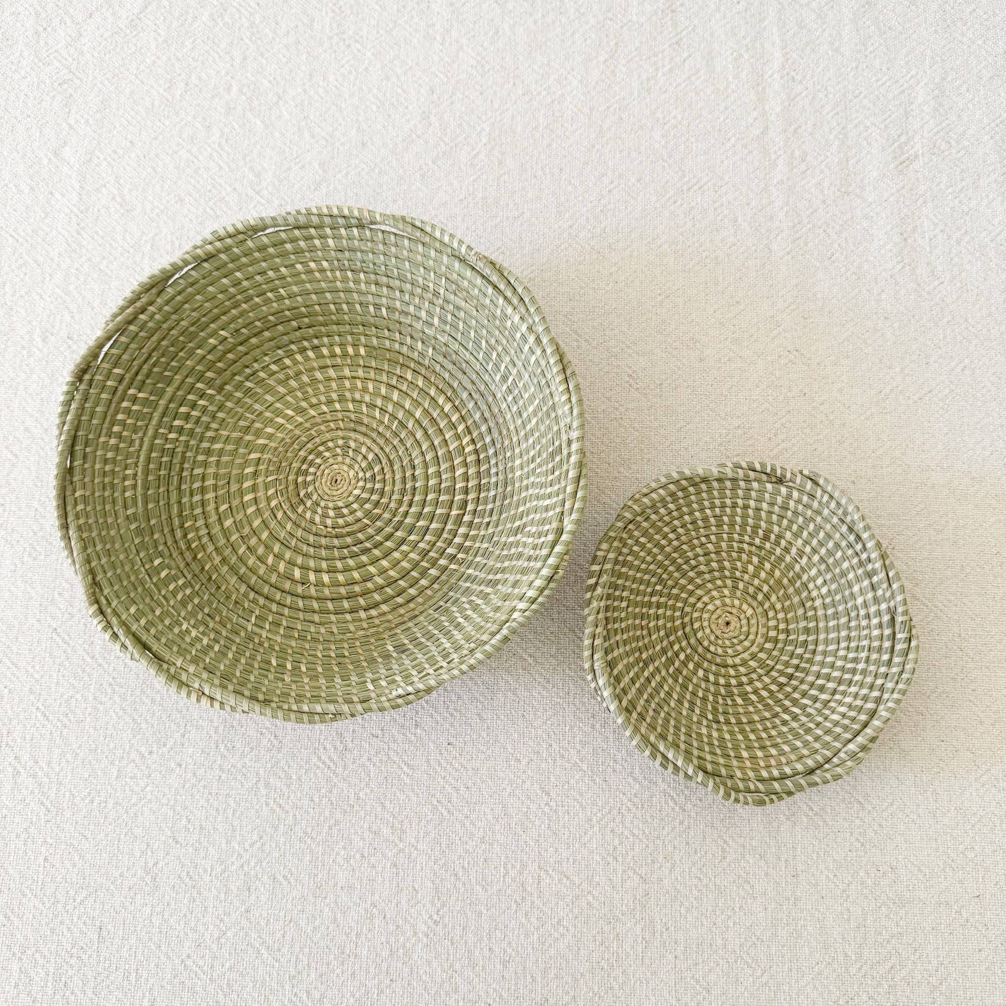 Sweetgrass Twisted Rim Basket