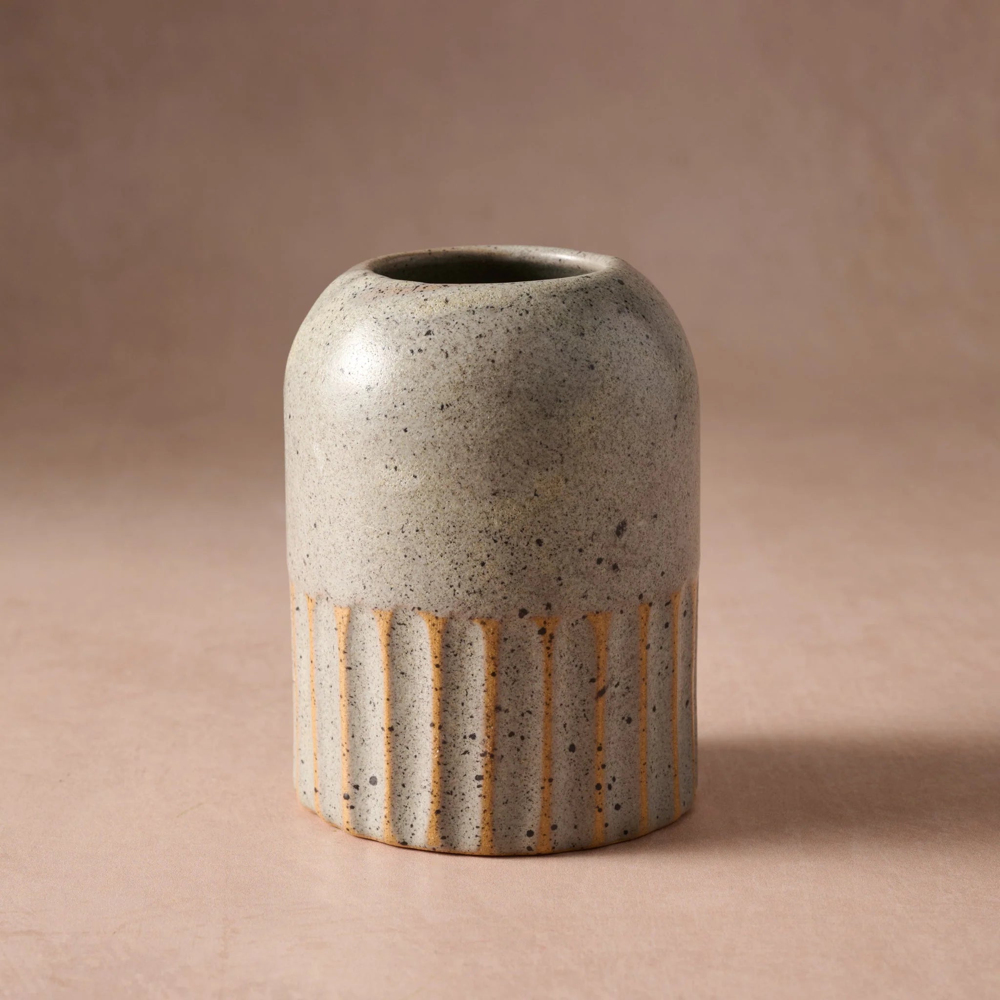 Sundara Fluted Ceramic Vase