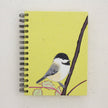 Large Notebook: Chickadee Embossed