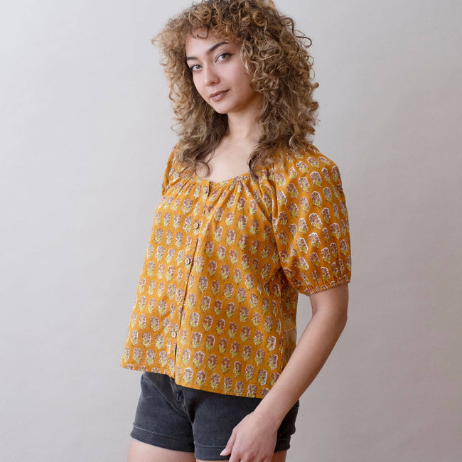Flora Top- Malin Gold