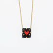Beaded Tag Necklace: Radiant Heart