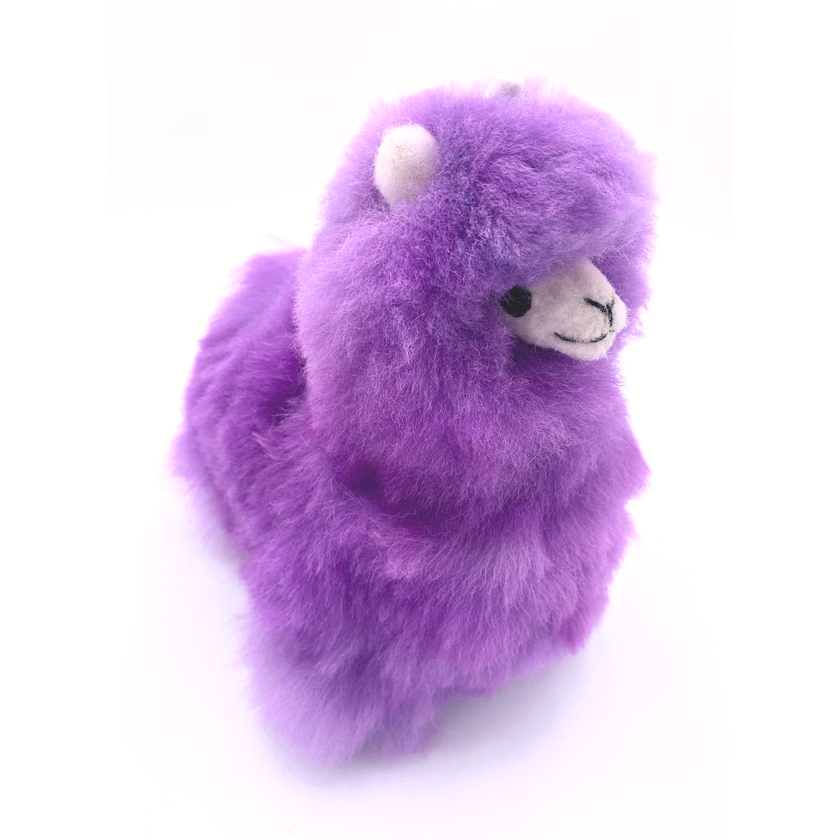 Llamacorn Alpaca Fur Toy: Lavender