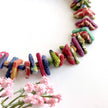 Kantha Paired Triangle Necklace