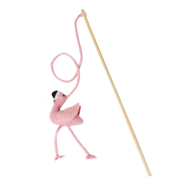 Teaser Cat Toy: Flamingo