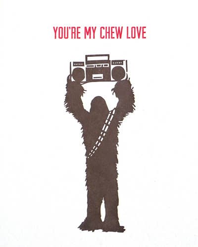 Chew Love Greeting Card