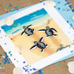 Sea Turtle Hatchlings Greeting Card