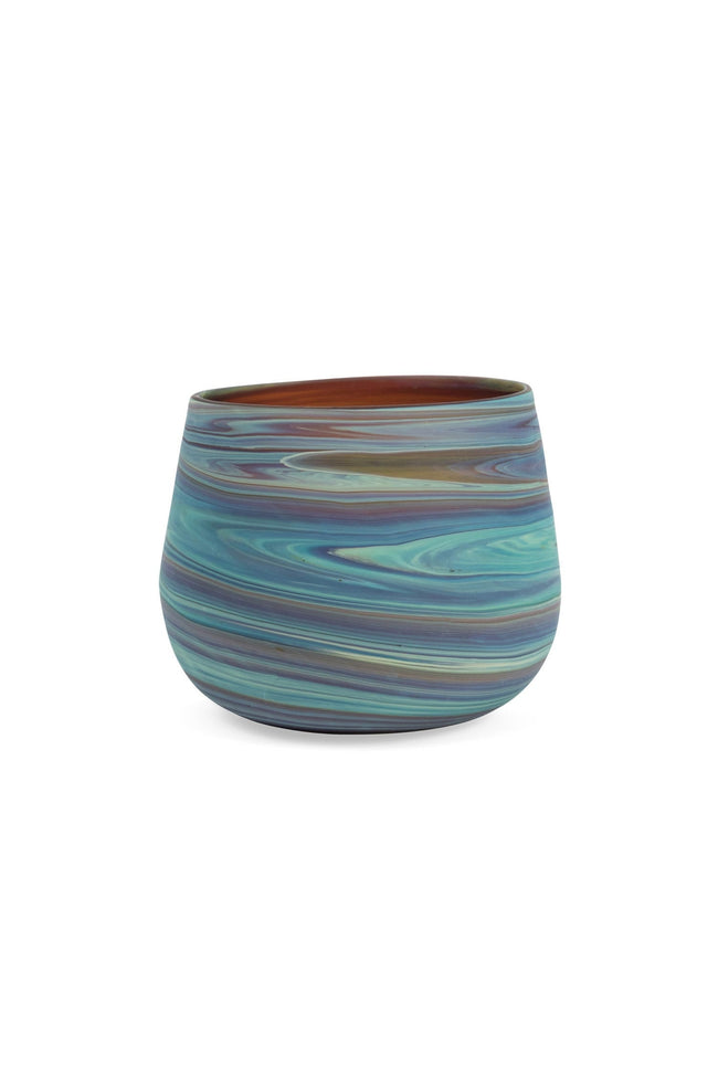 Phoenician Glass Candleholder
