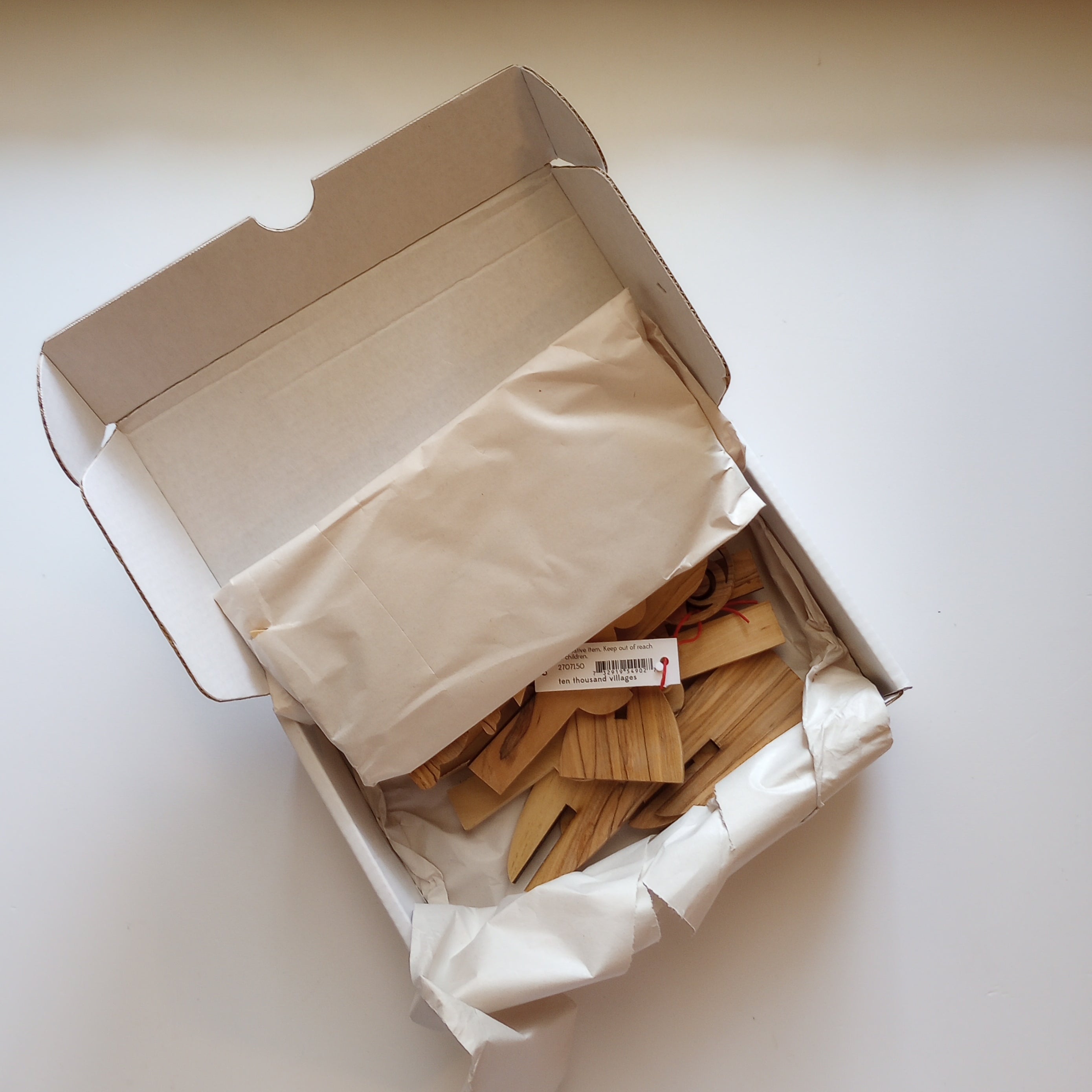 Collapsible Olive Wood Nativity