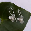 Delicate Flower and Pearl Earrings