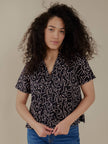 Camp Shirt Black Lines: Black Lines / XS
