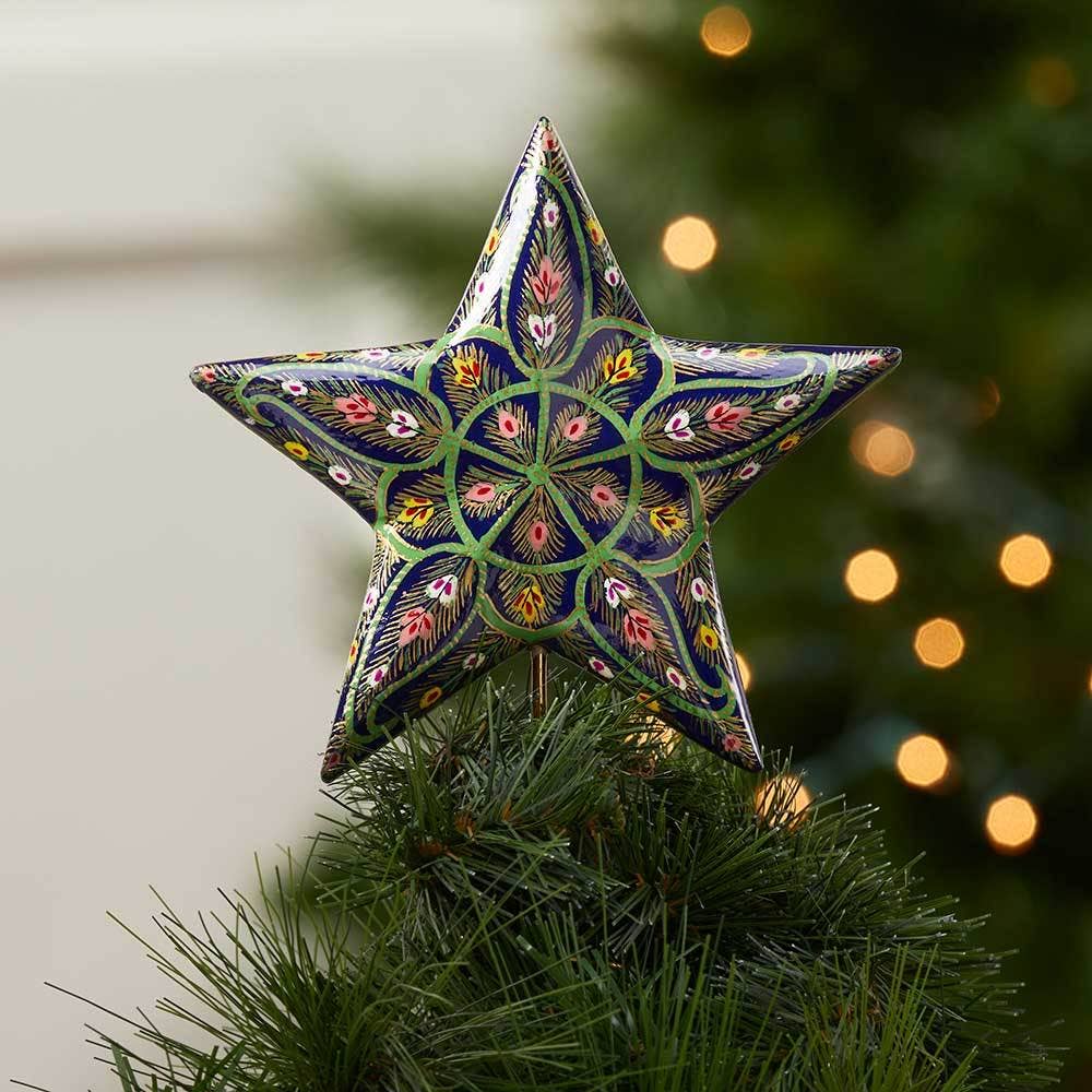 Paizale Kashmiri Star Christmas Tree Topper