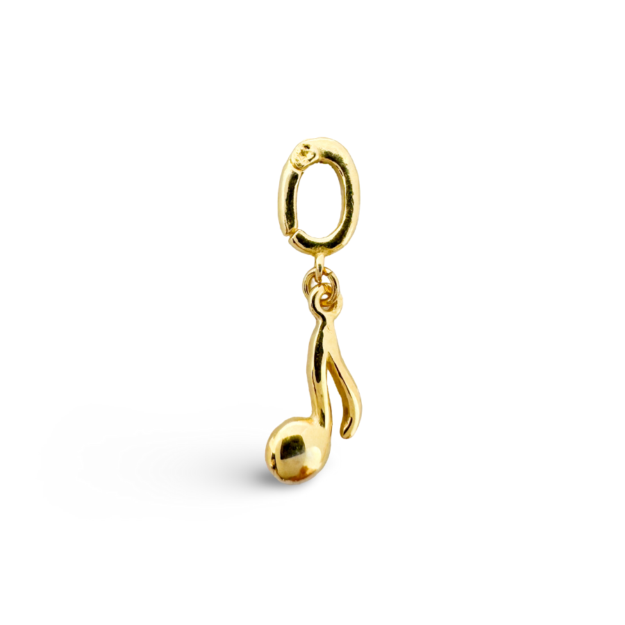 Music Note Gold Charm