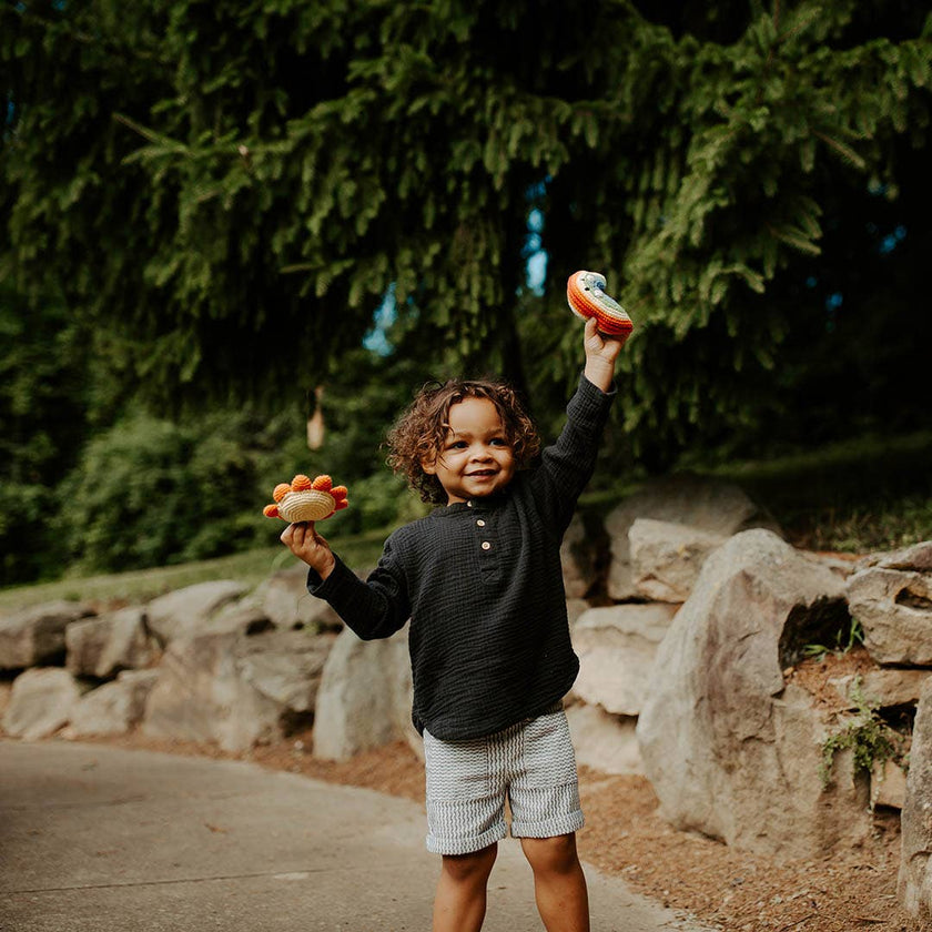Friendly Weather Rainbow Rattle
