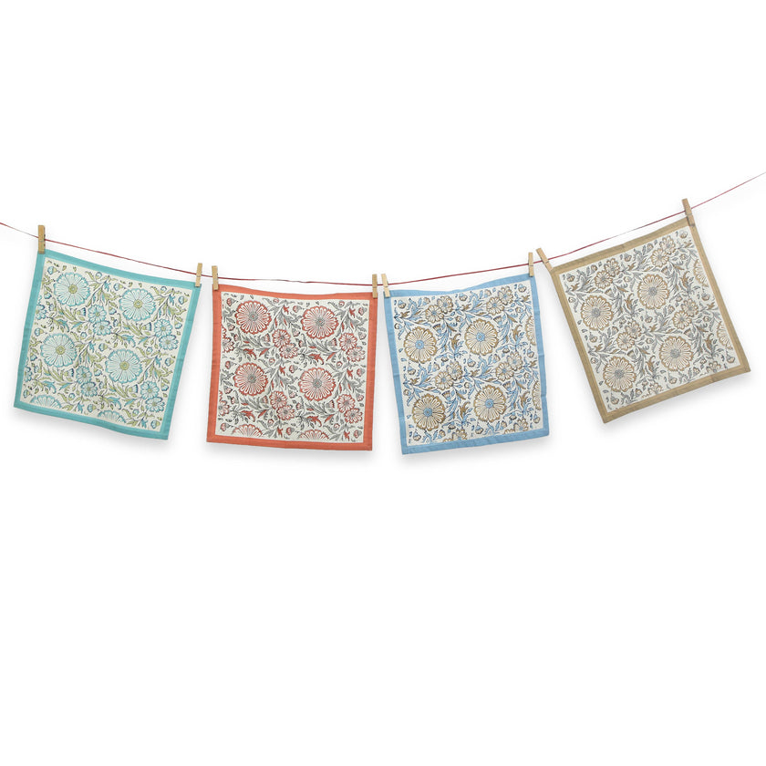 BLOOM REVERIE Cotton Napkins - Set of 4