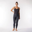 Organic Cotton Fleece Leggings: Black / M