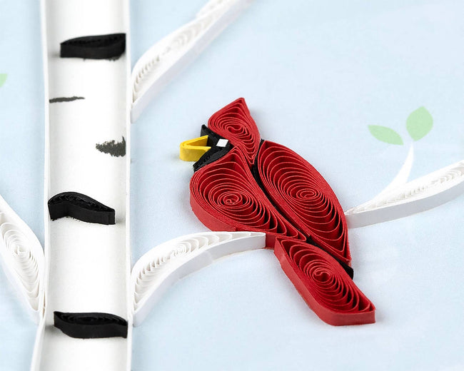 Cardinal Sympathy Greeting Card