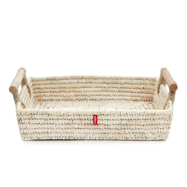 Basket with Wood Handles