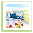 Road Trip Quilled Greeting Card
