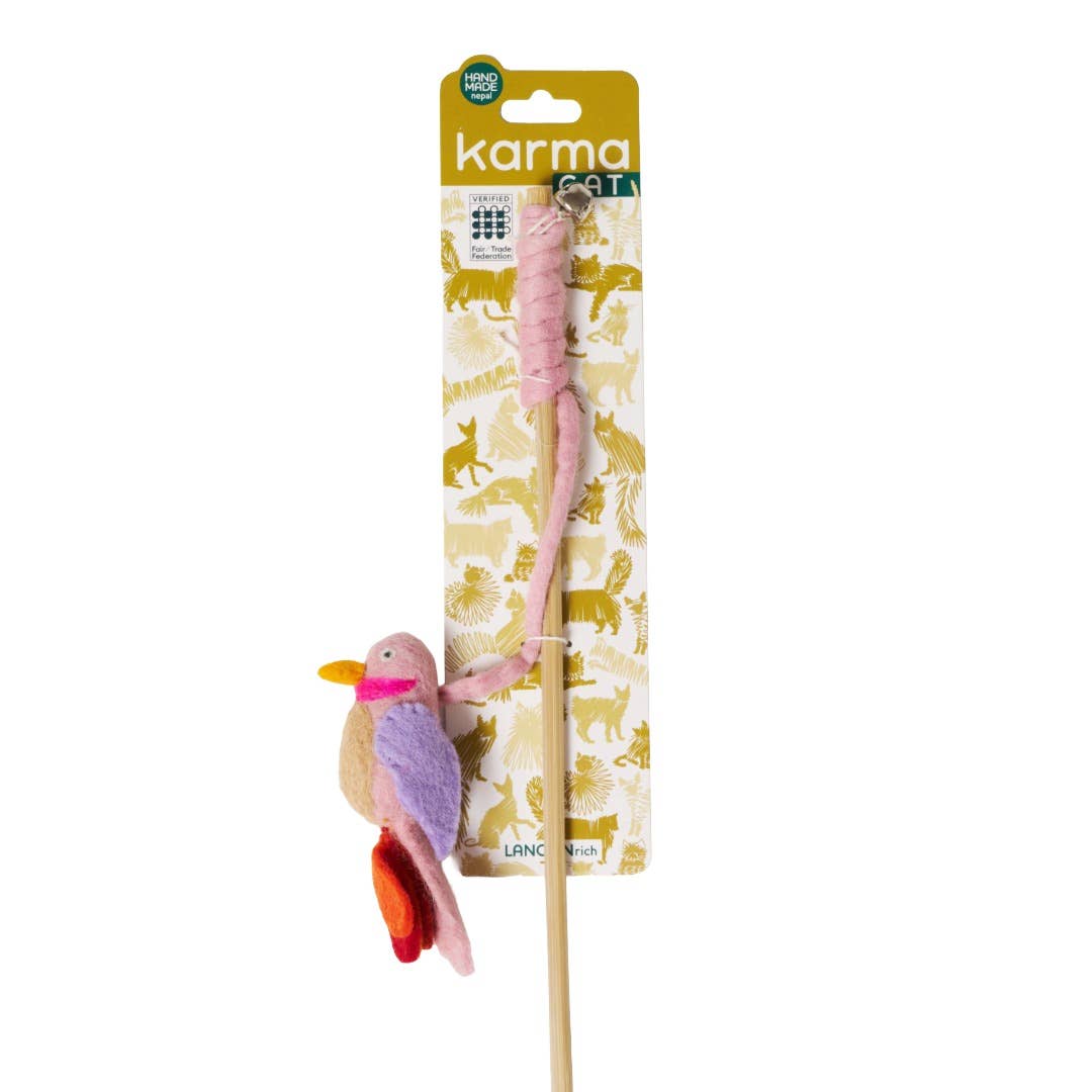 Teaser Cat Toy, Exotic Birds: Peacock
